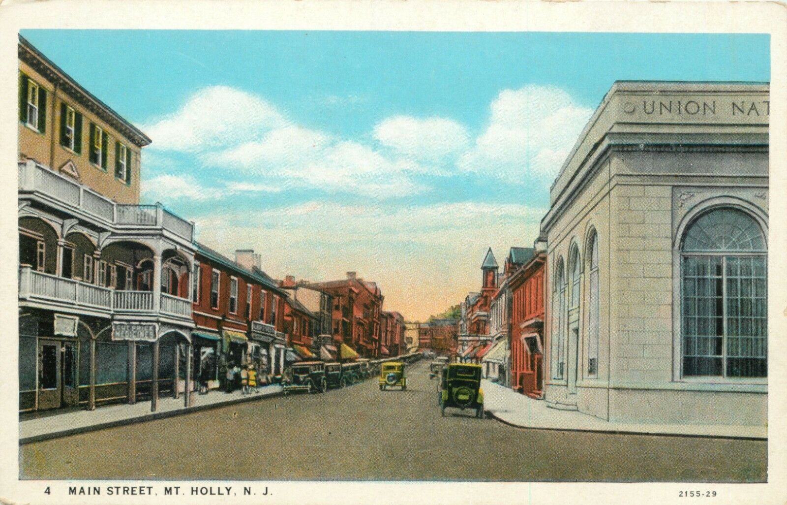 Mount Holly Main Street view Mount Holly Old Pictures of
